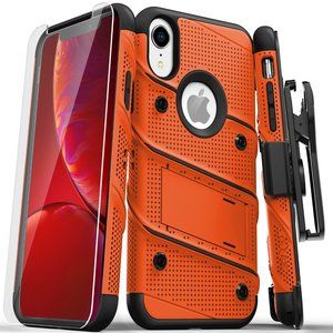 Bolt Series for iPhone XR Case with Screen Protector Kickstand Holster Lanyard